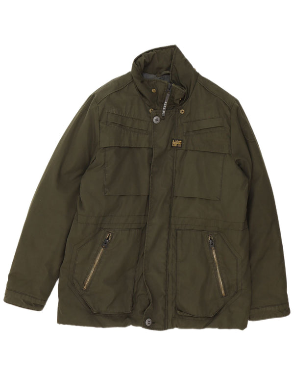 Giacca utility da uomo G-Star UK 40 Large Poliestere kaki