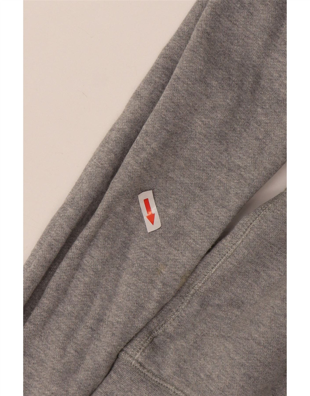 Felpa con cappuccio e zip Nike da uomo, grande, in cotone chiazzato grigio