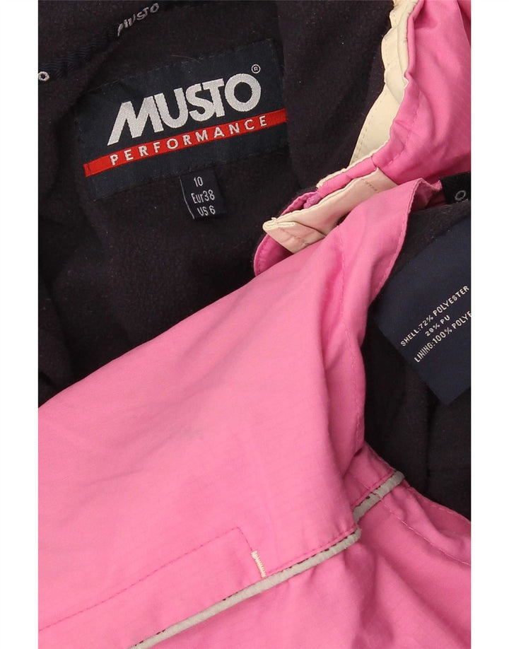 Giacca a vento oversize da donna Musto UK 10 Small Pink Poliestere