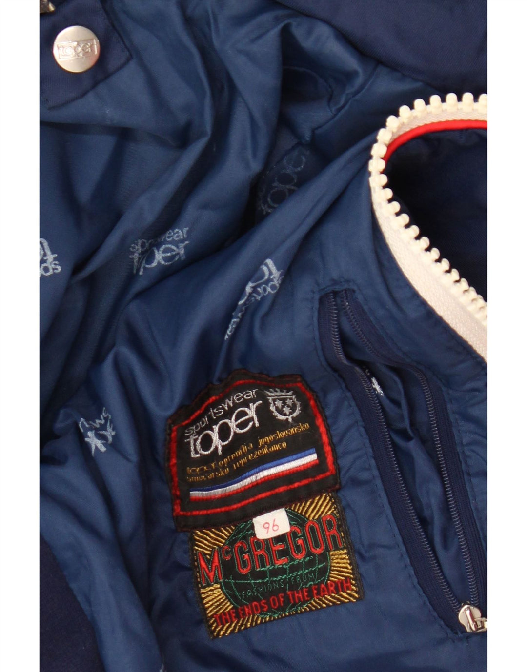 Giacca a vento da donna McGregor UK 12 Medium Navy Blue Colourblock