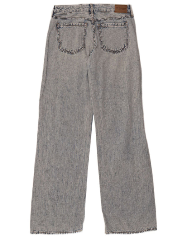Abercrombie & Fitch Jeans larghi larghi per ragazze 11-12 anni W25 L28 cotone blu