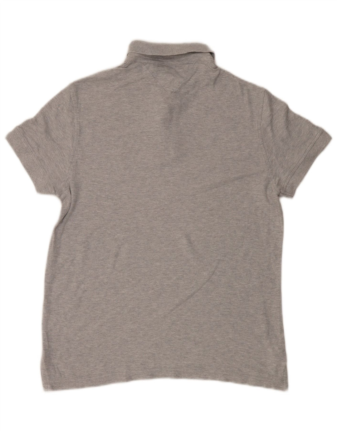 Polo slim fit da uomo Tommy Hilfiger grande grigia chiazzata