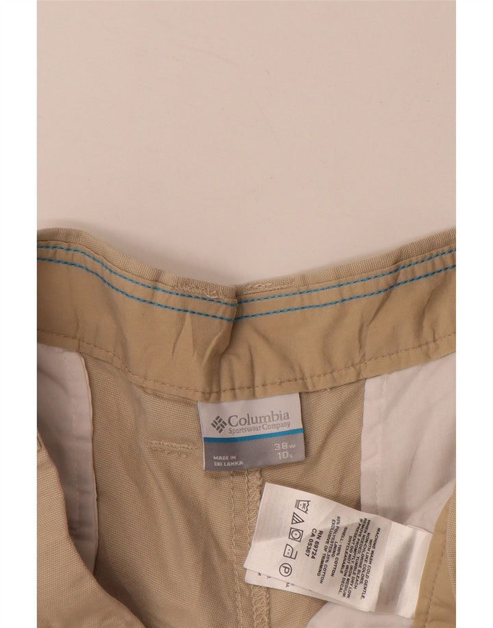Pantaloncini cargo da uomo COLUMBIA W38 XL in cotone beige