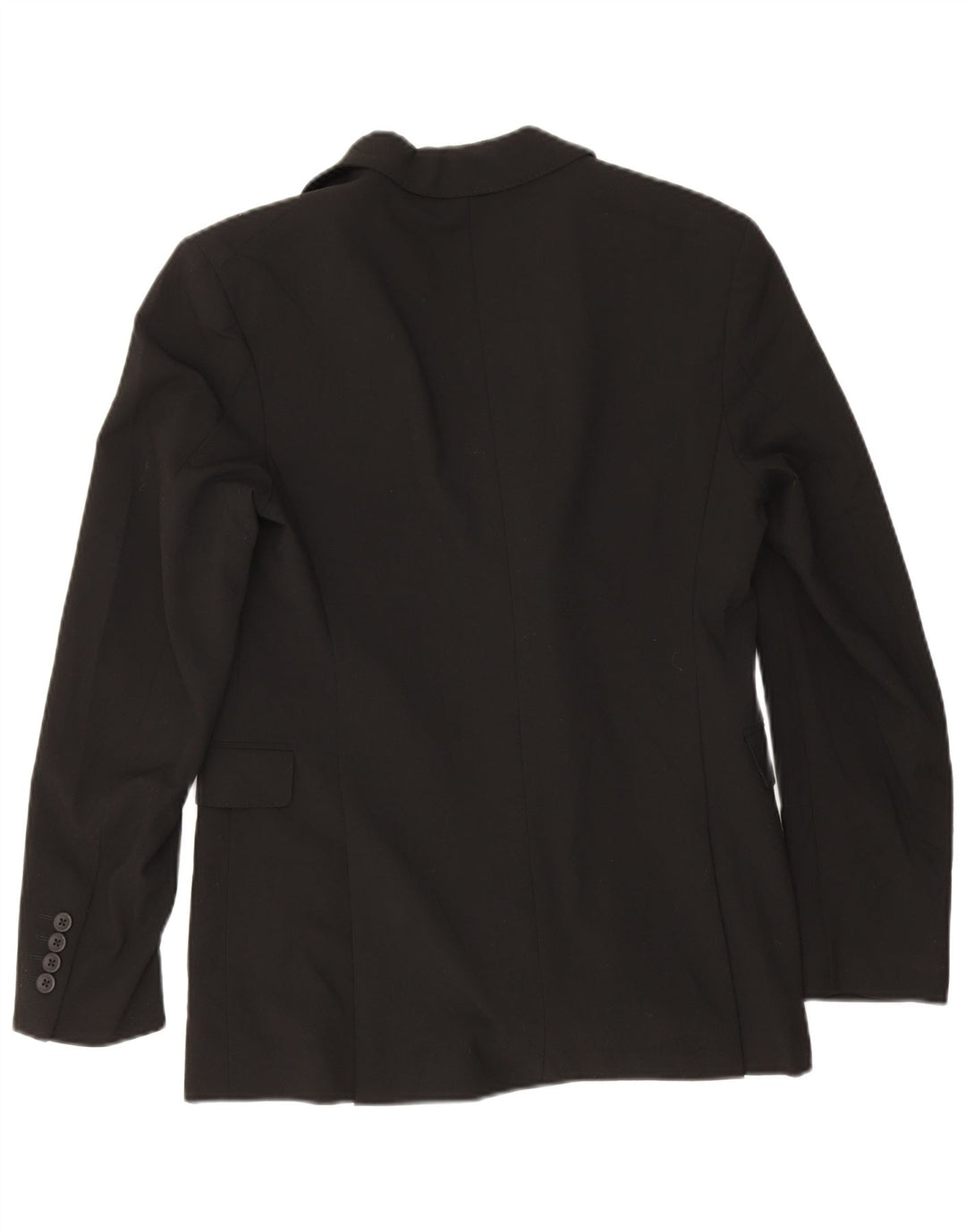 Giacca blazer doppiopetto da uomo Zara EU 46 piccola poliestere nero
