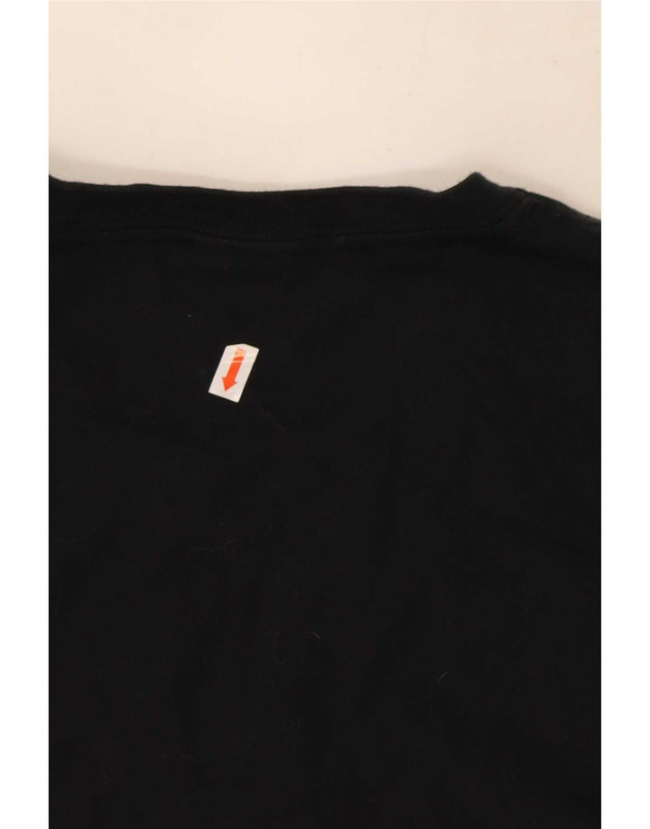 T-shirt da uomo Nike Top Large in cotone color block nero