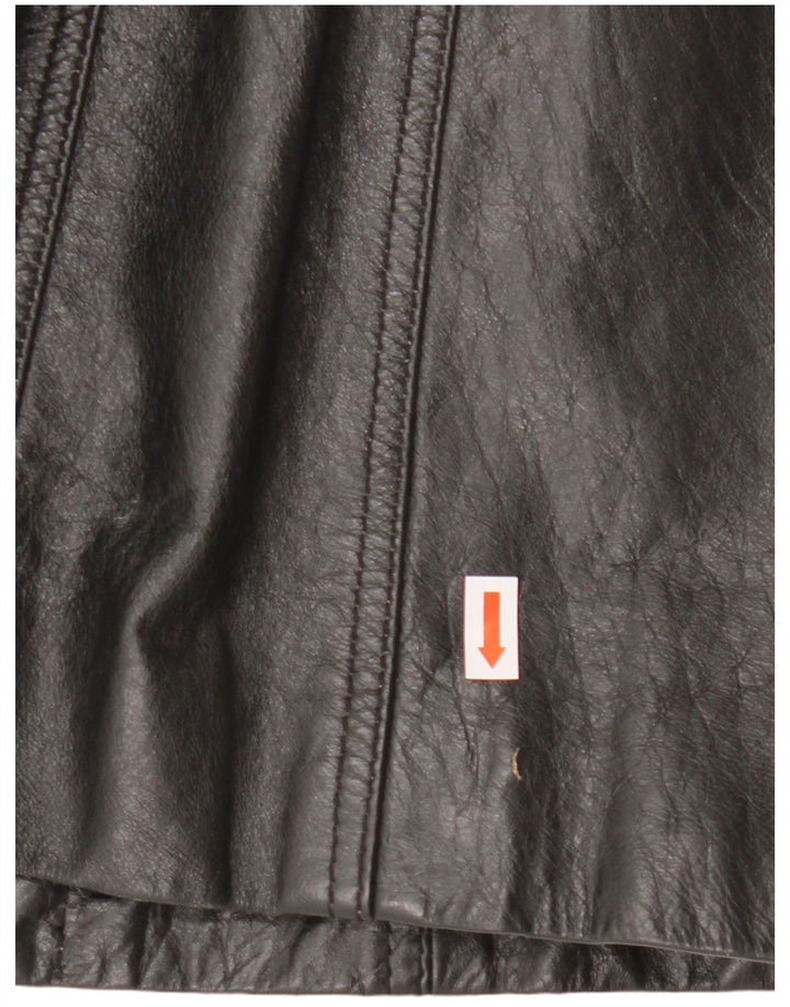 Cappotto in pelle da donna Gipsy UK 12 medio nero