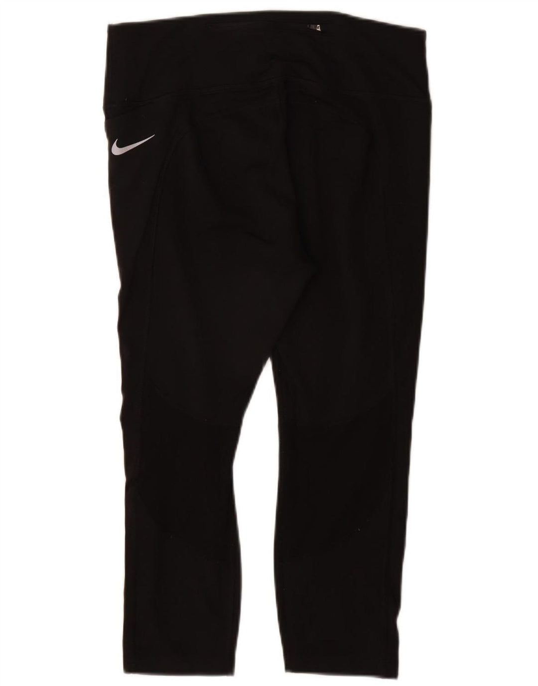 Leggings Capri Dri Fit da donna NIKE UK 14 Large Nero Poliestere