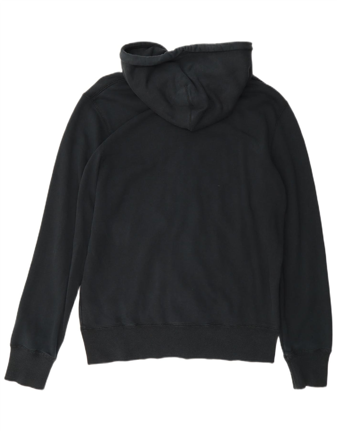 Felpa con cappuccio e zip Nike da uomo in cotone nero medio