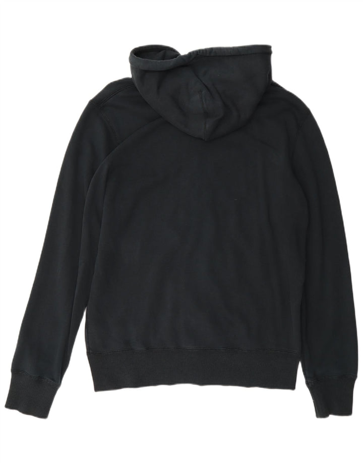 Felpa con cappuccio e zip Nike da uomo in cotone nero medio