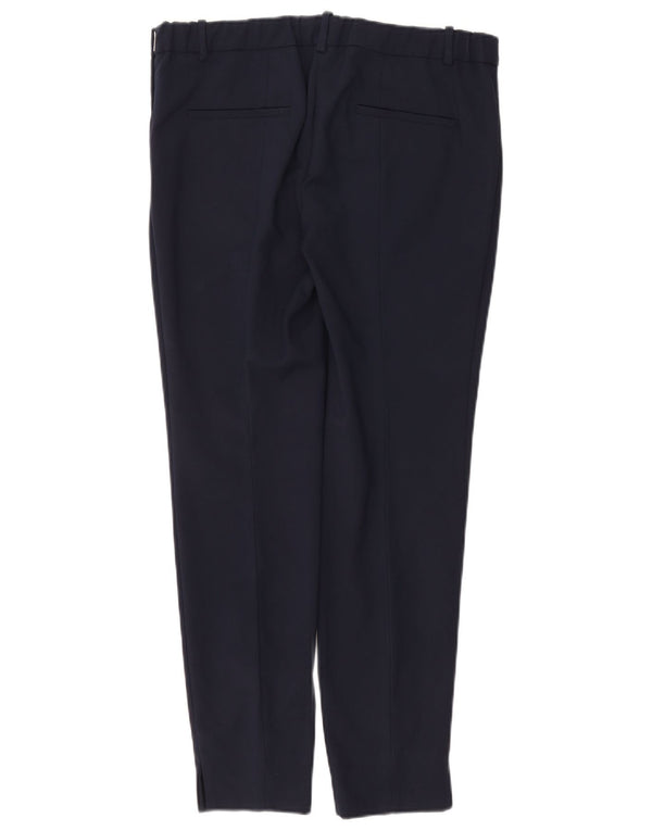 Pantaloni chino slim da donna Zara XL W32 L29 Blu navy