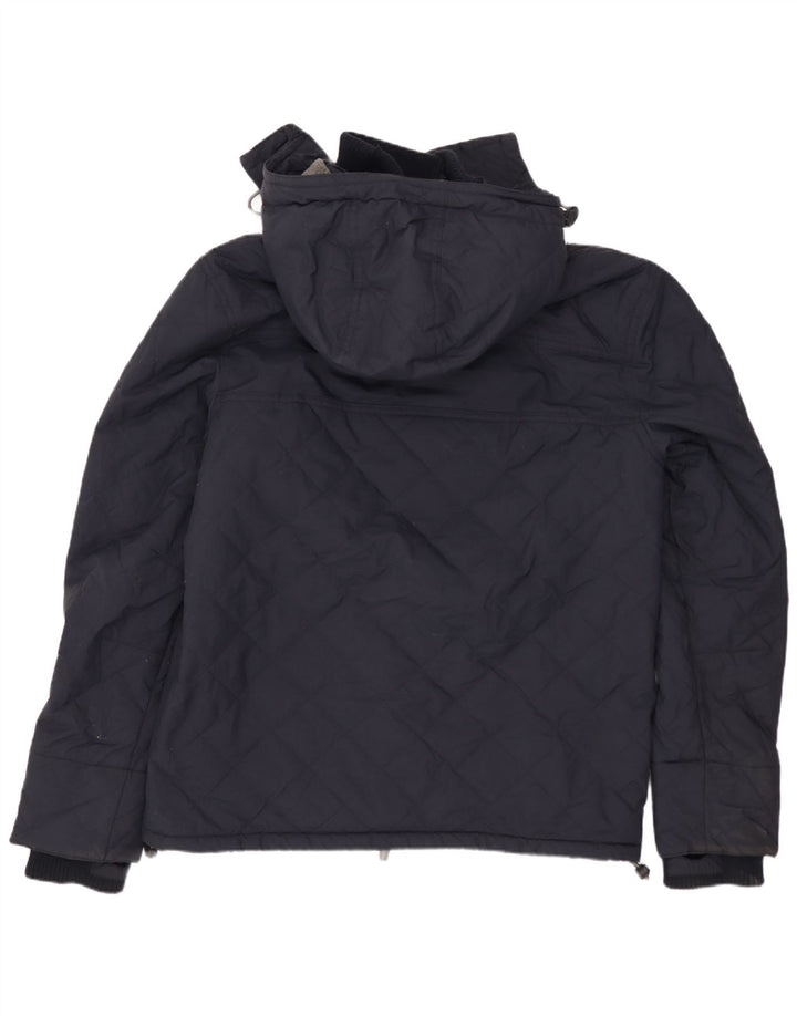 Giacca a vento grafica da donna SUPERDRY UK 14 medio blu navy