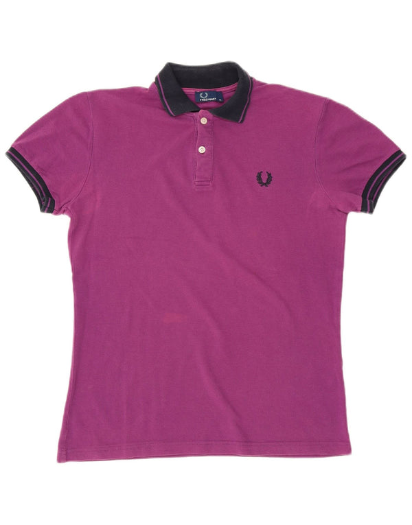 Polo da donna FRED PERRY UK 18 XL cotone viola