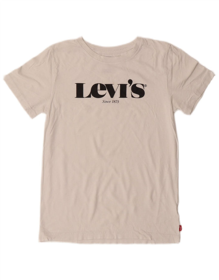 Maglietta grafica Levi's per ragazzi, 13-14 anni, bianca