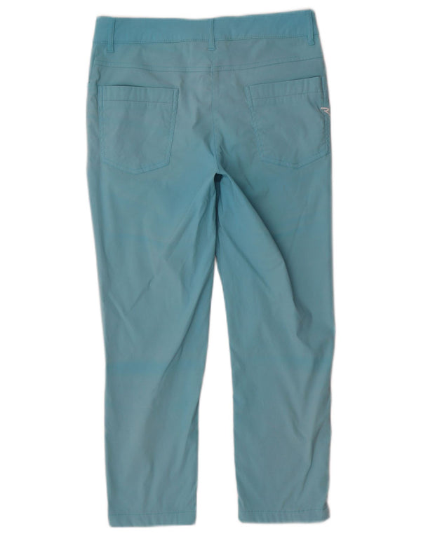 Pantaloni cropped slim da donna Chervo IT 42 Medium W28 L23 Cotone turchese