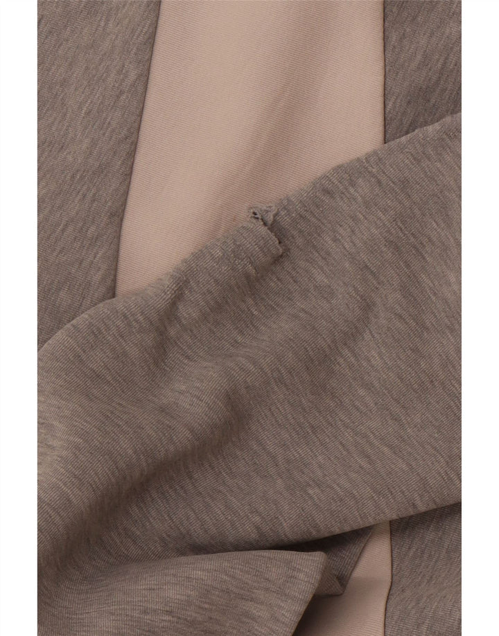 NIKE Felpa con cappuccio grafica da uomo grande in cotone grigio