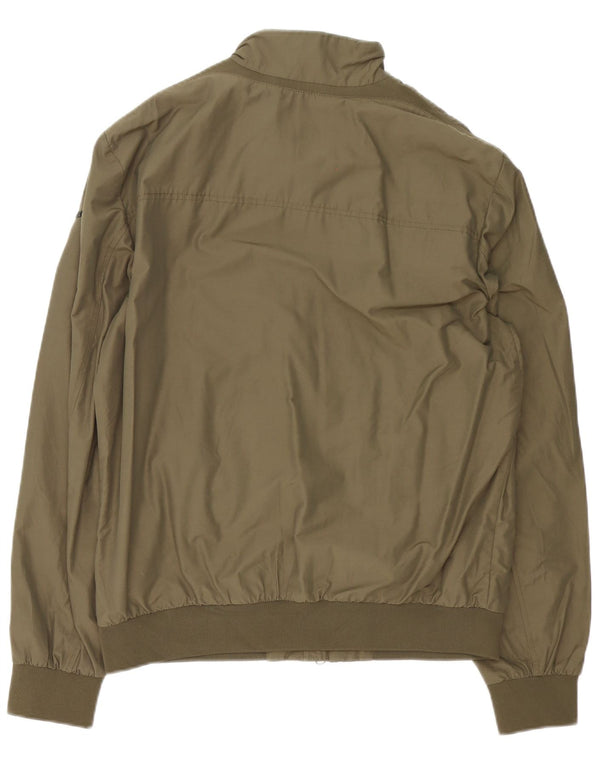 Giubbotto bomber da uomo Geox UK 44 2XL Poliestere a quadri kaki