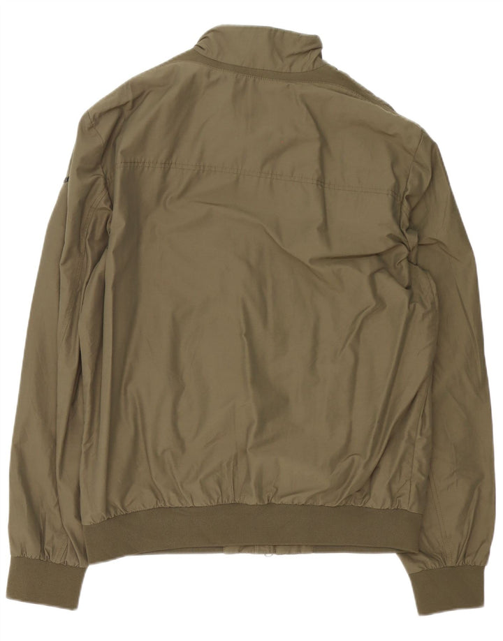 Giubbotto bomber da uomo Geox UK 44 2XL Poliestere a quadri kaki