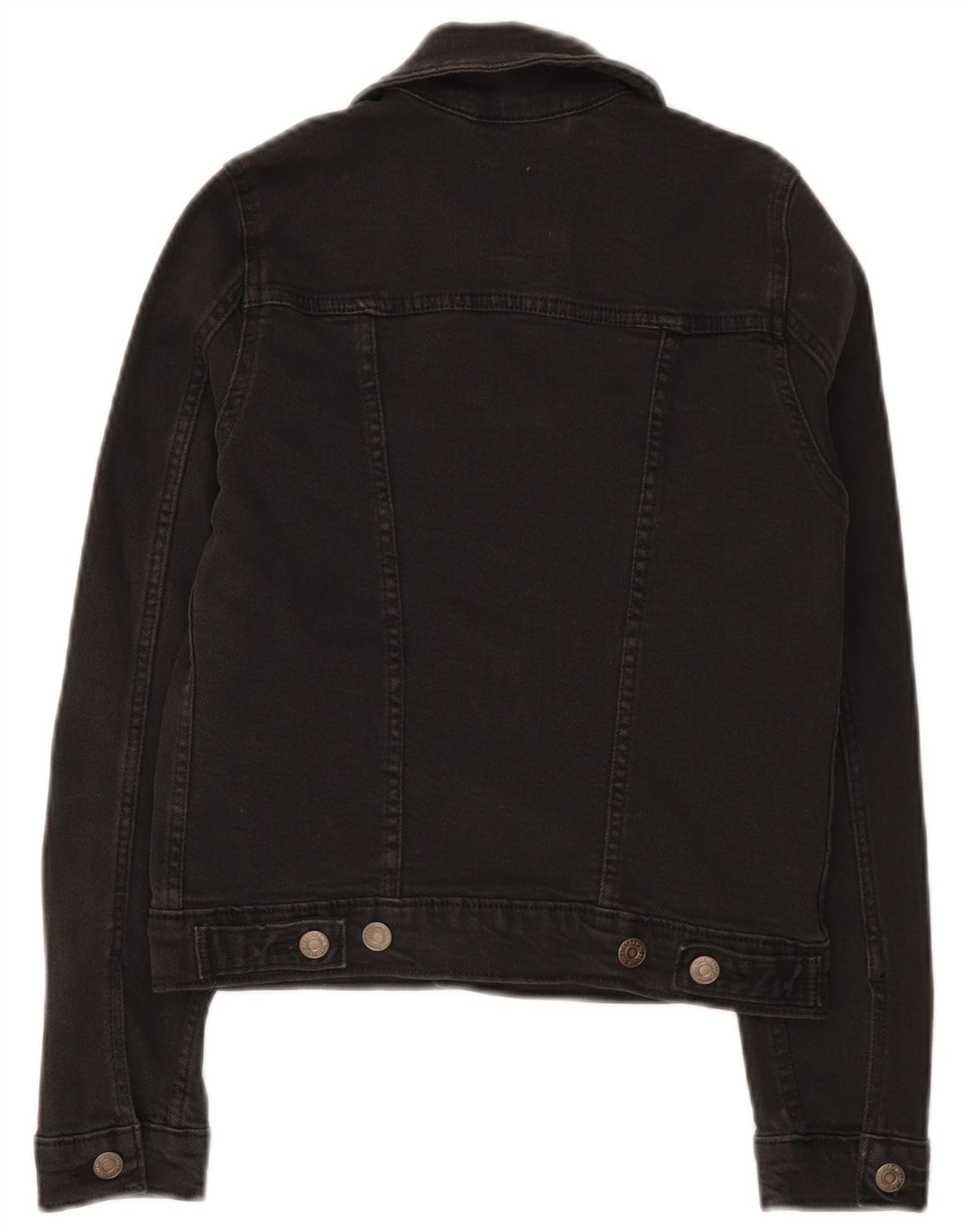 Giacca di jeans corta da donna Levi's UK 2 2XS cotone nero