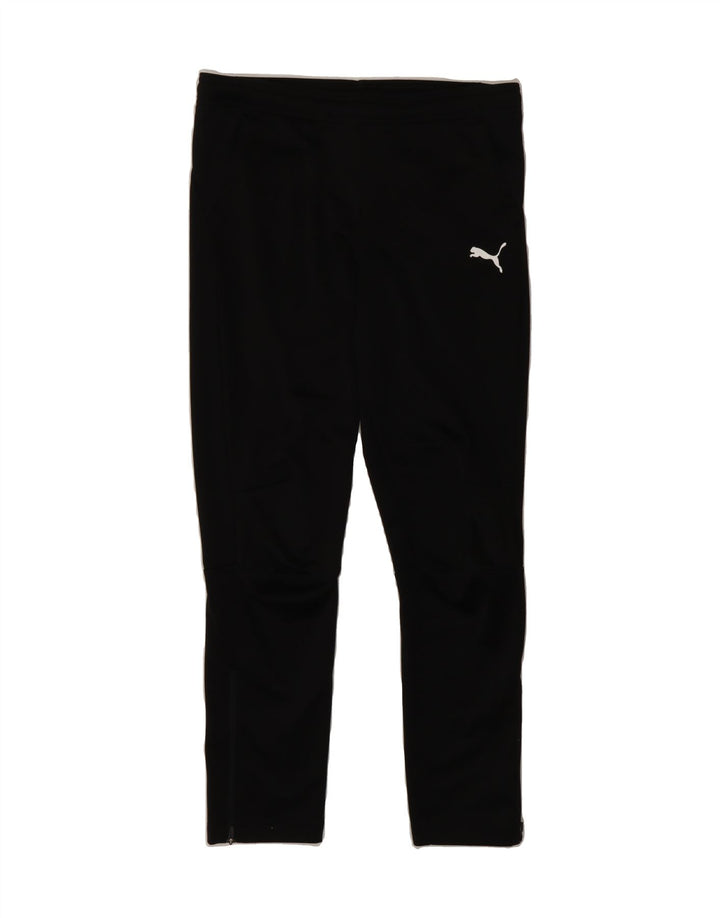 PUMA Boys Tracksuit Trousers 11-12 Years  Black Polyester Vintage Puma and Second-Hand Puma from Messina Hembry 