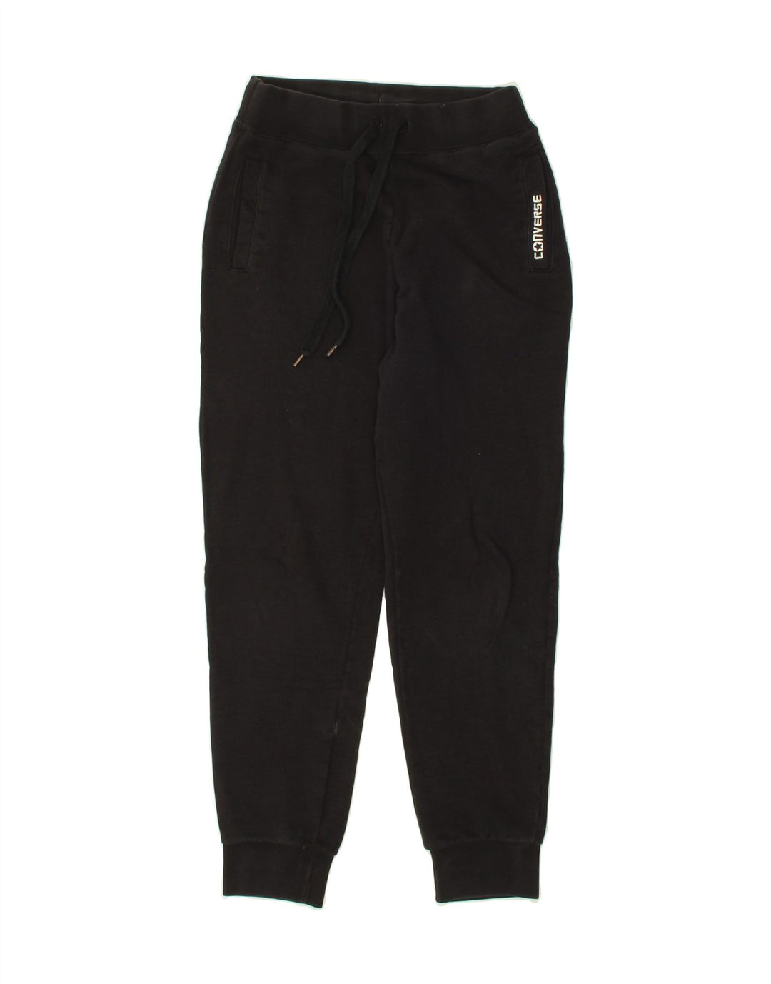 CONVERSE Mens Tracksuit Trousers Joggers XS  Black Vintage Converse and Second-Hand Converse from Messina Hembry 