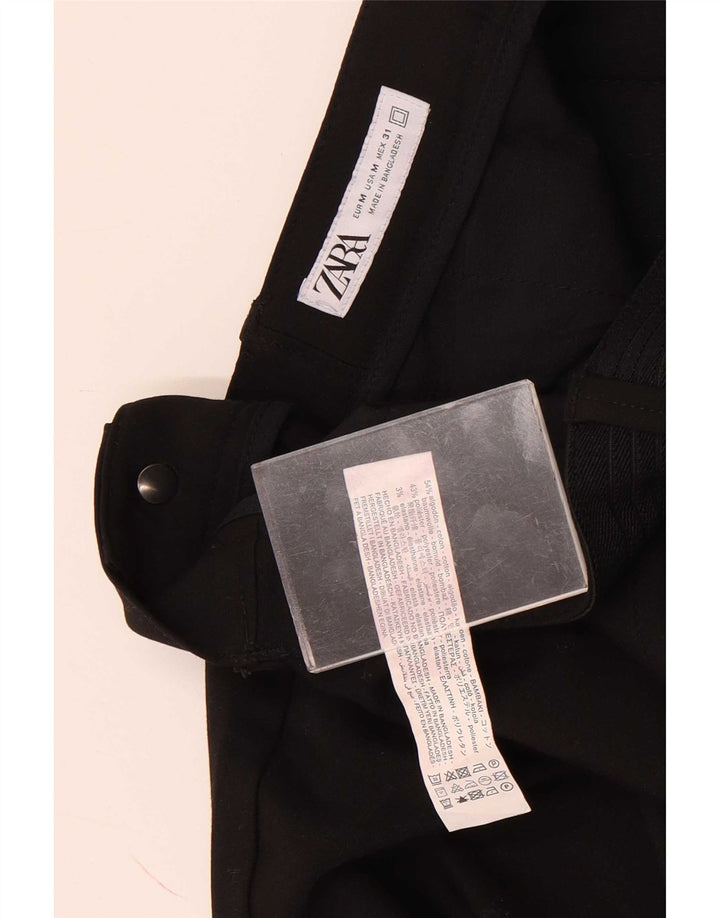 Pantaloni chino slim da uomo Zara medi W31 L29 cotone nero
