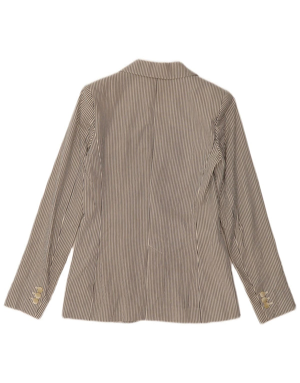 MASSIMO DUTTI Giacca blazer da donna a 1 bottone EU 34 2XS Gessato grigio