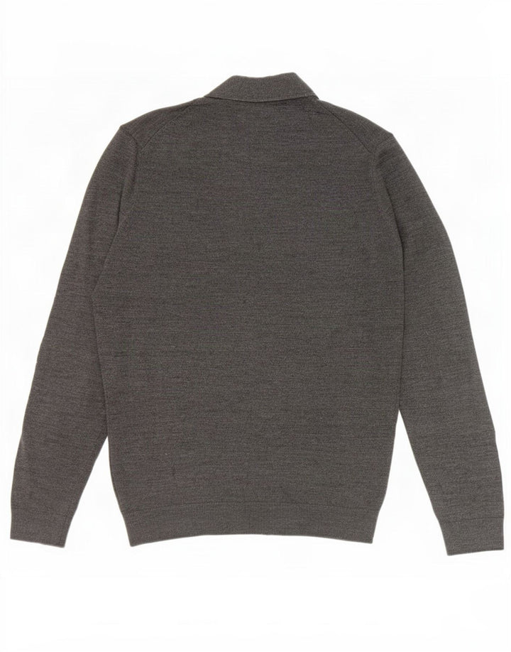 Maglione cardigan da uomo Zara grigio medio