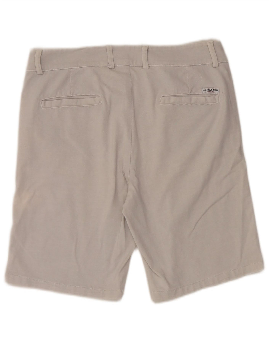 POLO ASSN. Pantaloncini chino da uomo W32 cotone bianco medio