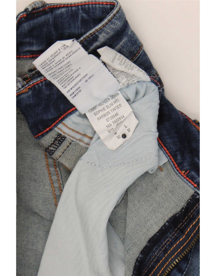 Jeans slim da donna Tommy Hilfiger W32 L32 cotone blu navy