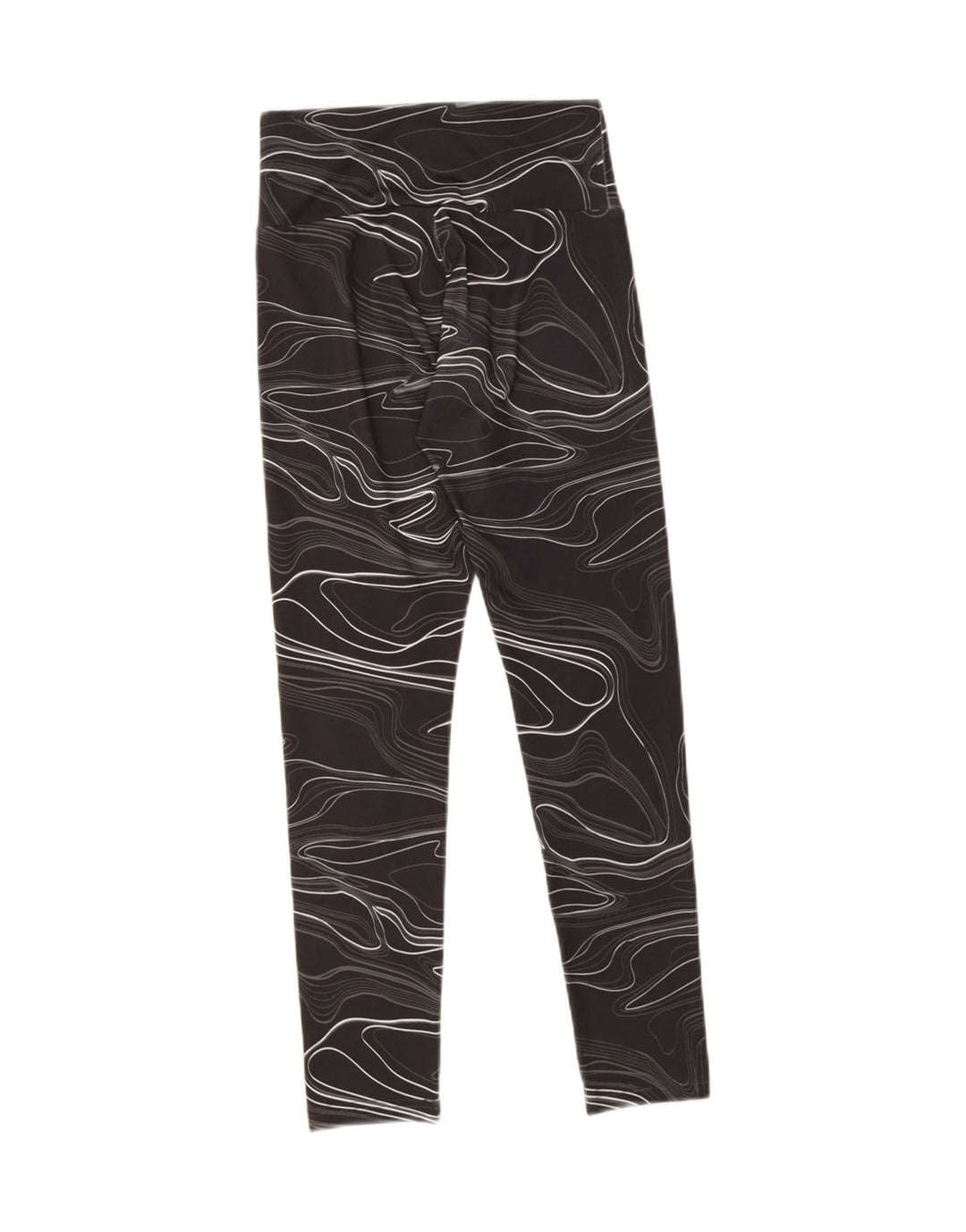 Leggings Puma da donna con motivo astratto UK 8 piccoli neri geometrici