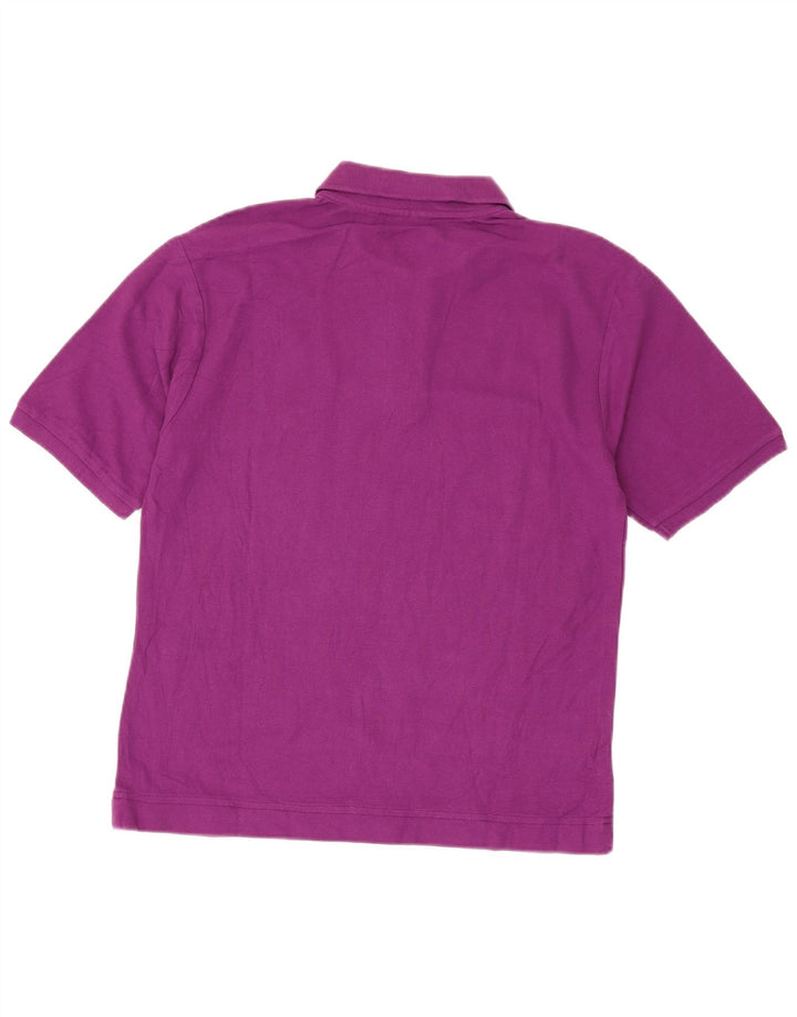 Polo da uomo FILA grande in cotone viola