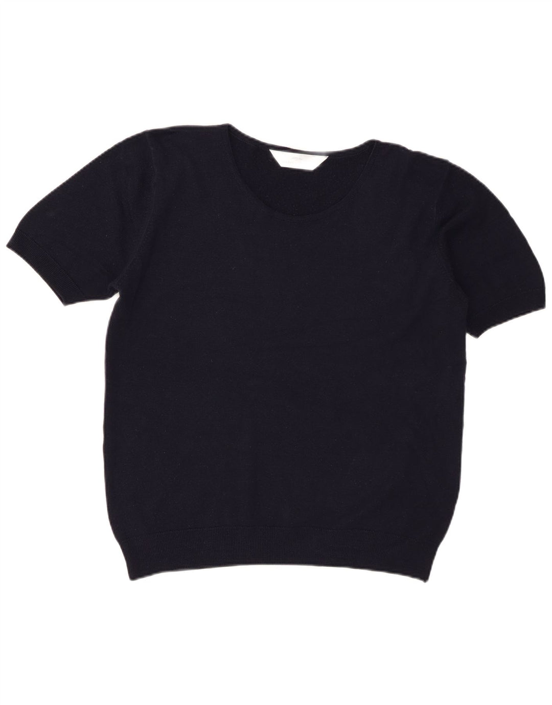 Maglione maglione girocollo da donna St Michael UK 16 grande blu navy