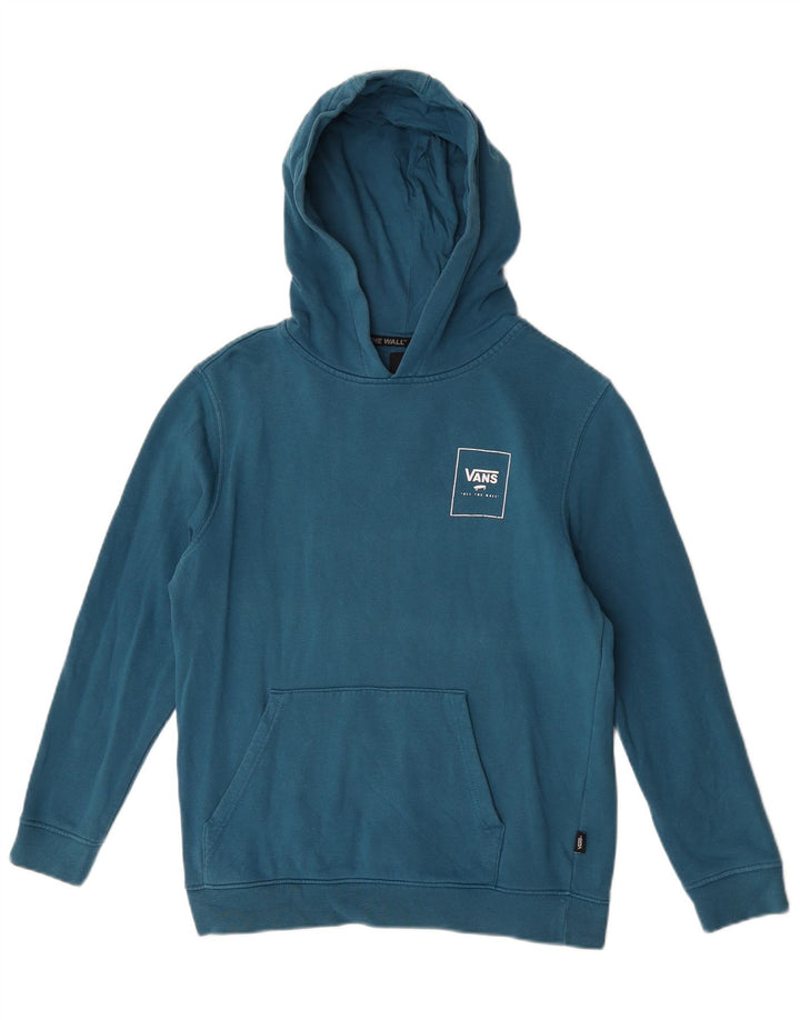 Felpa con cappuccio grafica da donna Vans UK 14 grande turchese