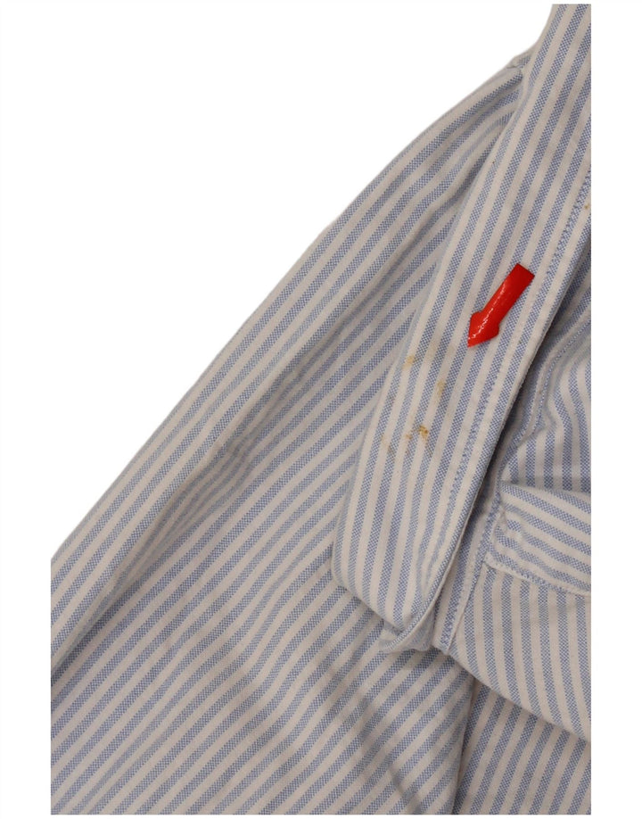 Camicia da uomo Abercrombie & Fitch in cotone a righe blu medio