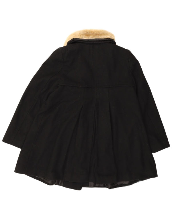 Cappotto da principessa da donna Monsoon UK 12 Lana nera media
