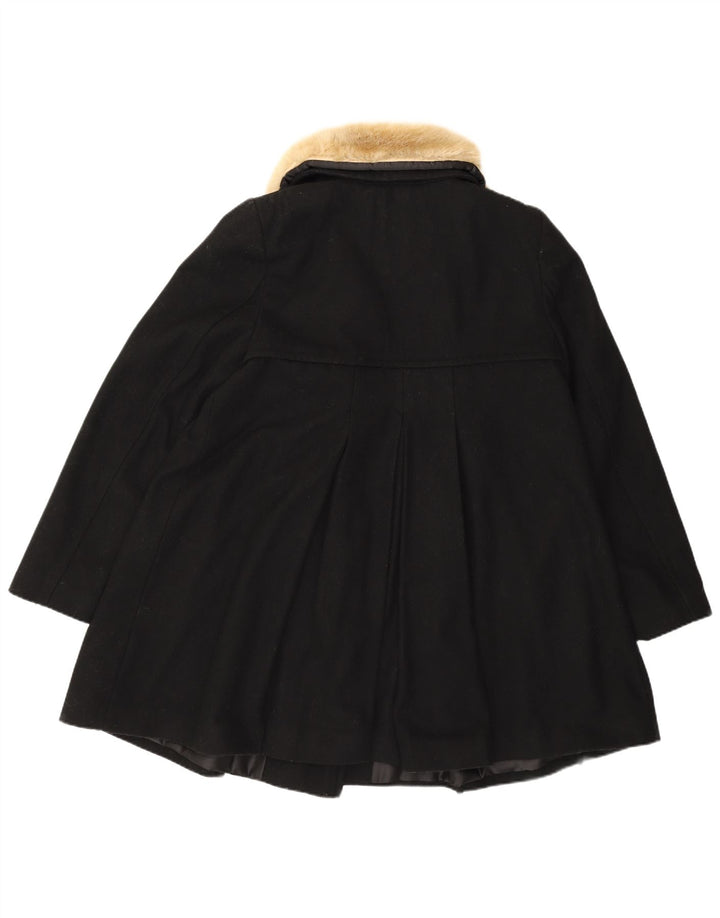 Cappotto da principessa da donna Monsoon UK 12 Lana nera media