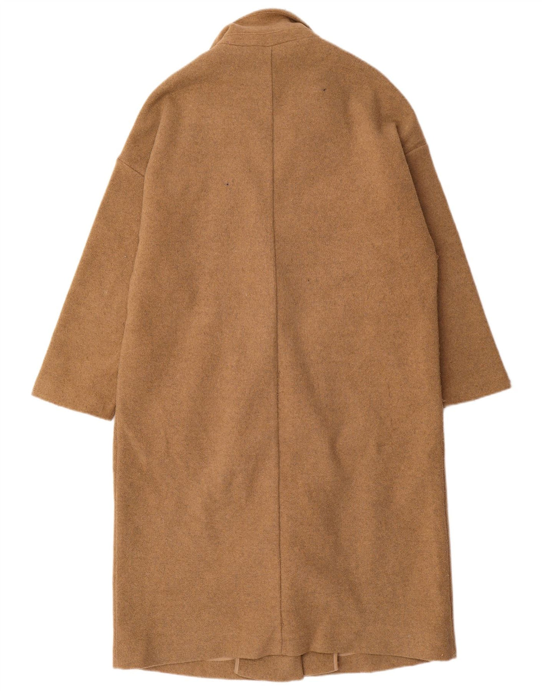 Soprabito oversize da donna Zara UK 10 piccolo poliestere beige