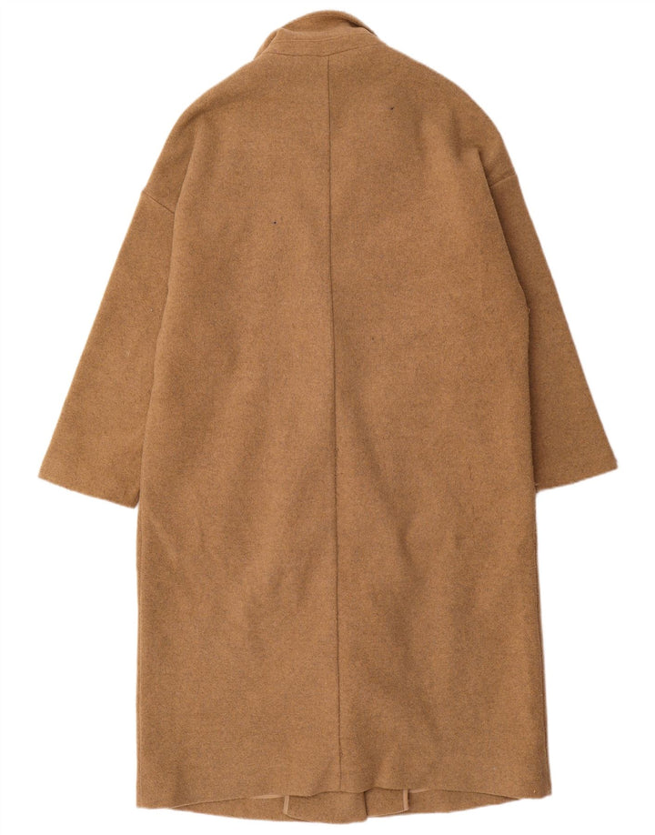 Soprabito oversize da donna Zara UK 10 piccolo poliestere beige