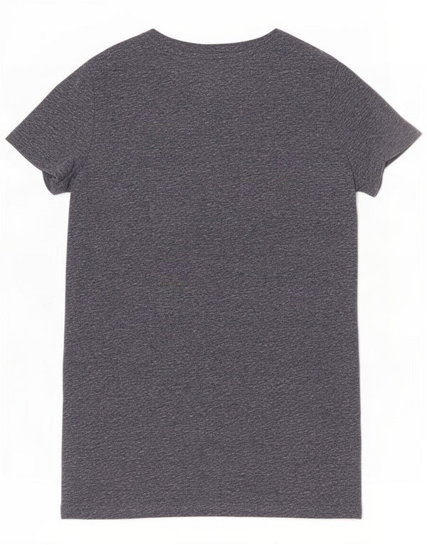 T-shirt grafica da donna Aeropostale UK 10 piccola blu navy screziato