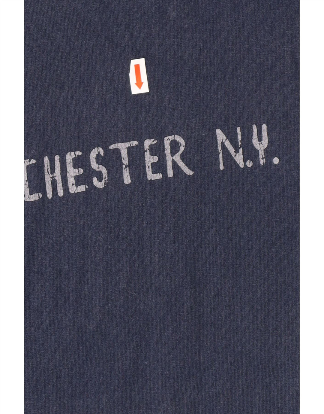 CHAMPION T-shirt grafica da uomo NY Rochester Top in cotone blu navy medio