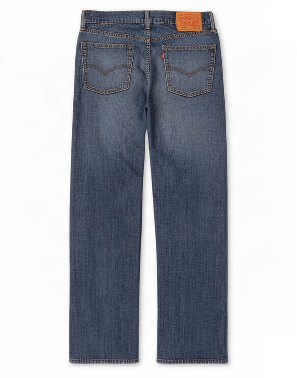Levi's Uomo 514 Jeans dritti W34 L34 Blu