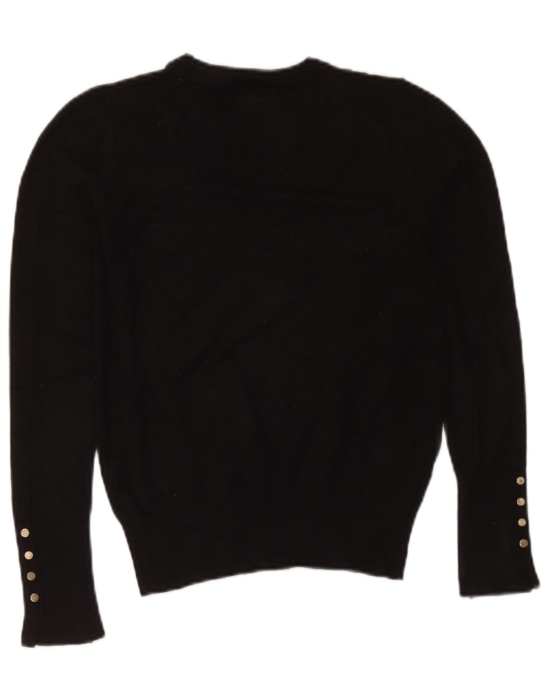 Maglione maglione girocollo da donna Zara UK 10 piccolo nero