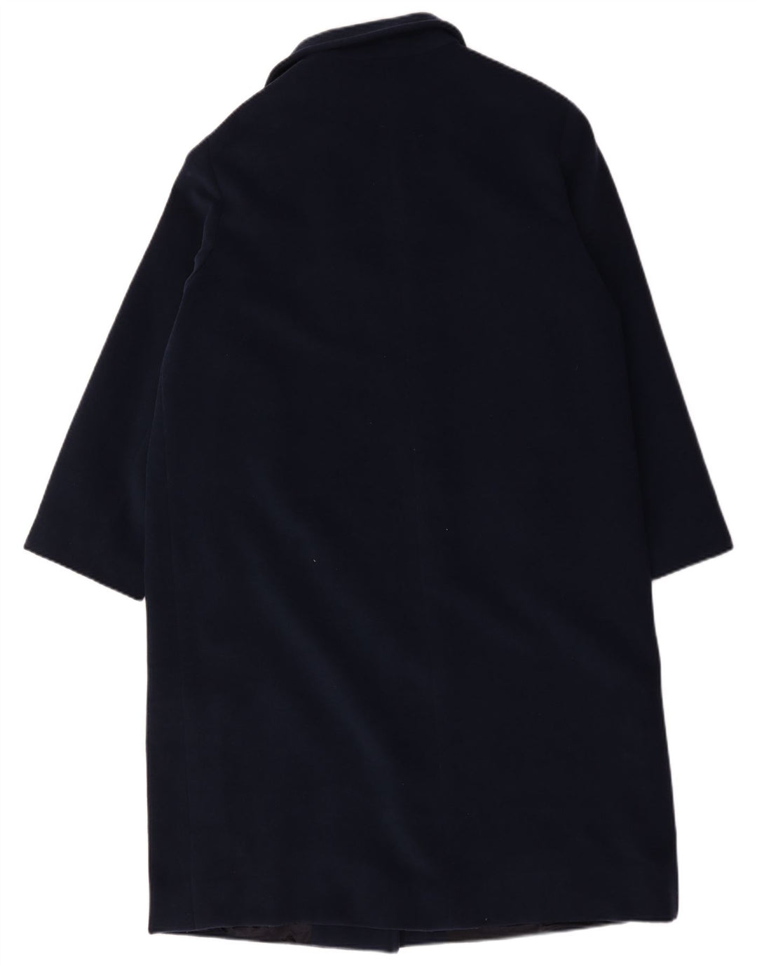 Soprabito vintage da donna IT 48 XL in lana blu navy