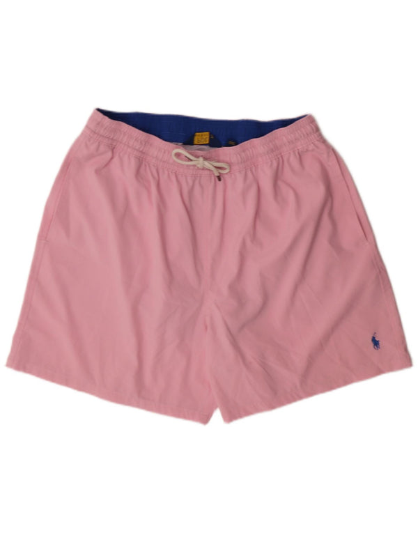 POLO RALPH LAUREN Pantaloncini da bagno da uomo 2XL Poliestere rosa