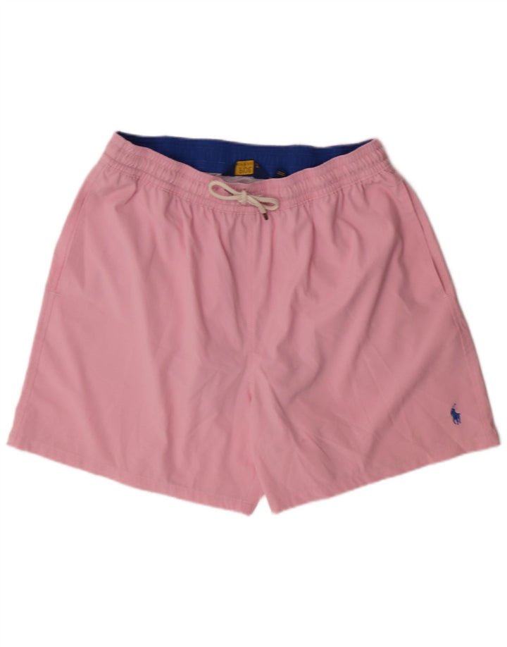 POLO RALPH LAUREN Pantaloncini da bagno da uomo 2XL Poliestere rosa