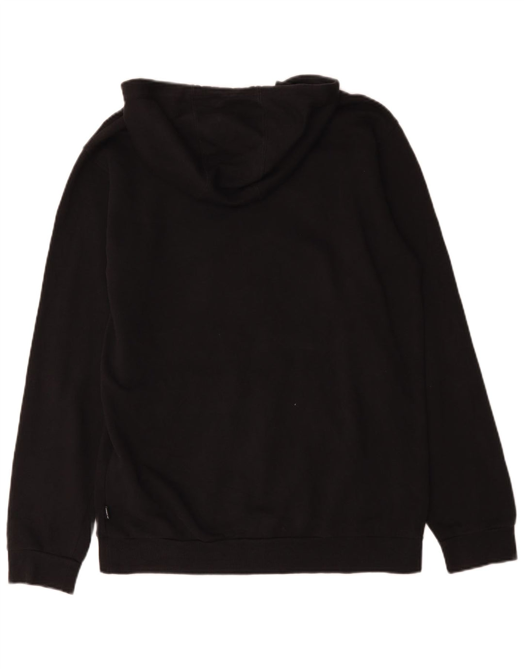 Felpa con cappuccio grafica da uomo Adidas, cotone medio nero