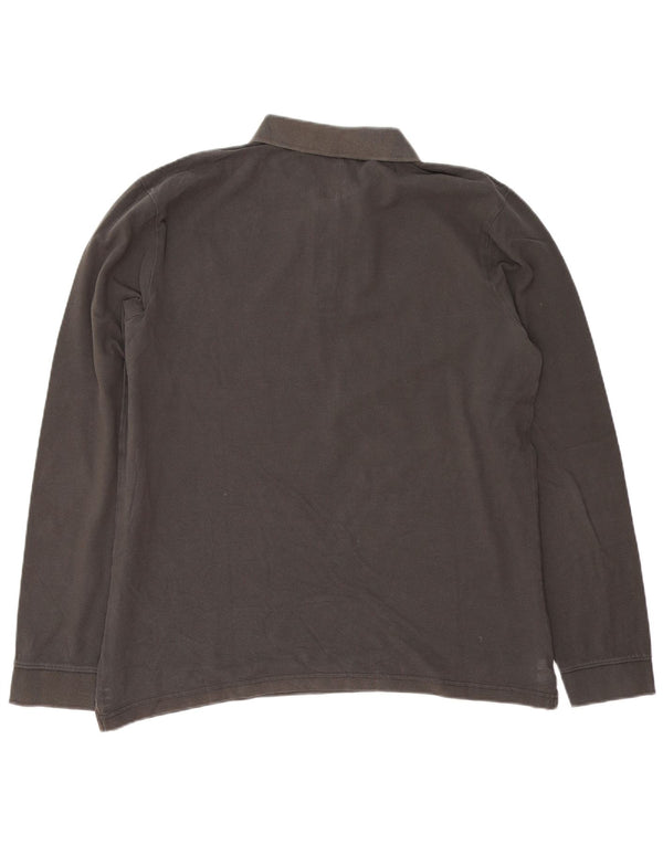 Polo da rugby a maniche lunghe da uomo Napapijri 2XL Grigia