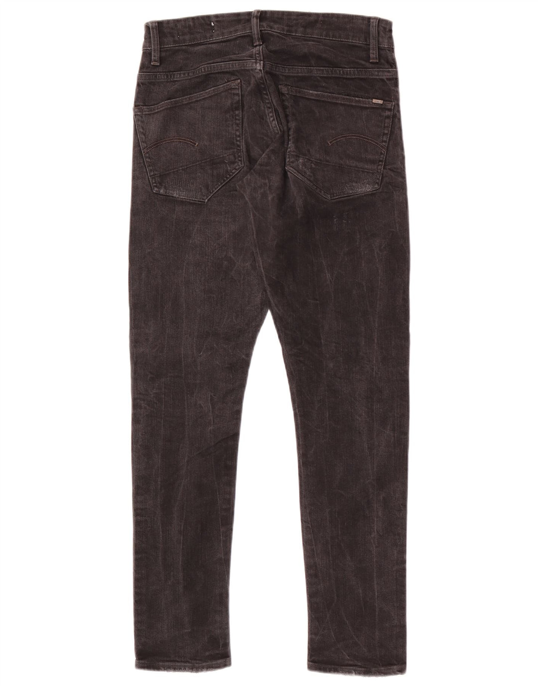 Jeans G-Star da uomo 3301 super slim effetto consumato W28 L29 neri