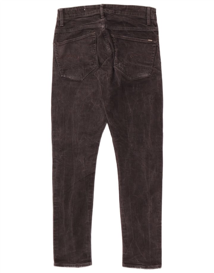 Jeans G-Star da uomo 3301 super slim effetto consumato W28 L29 neri