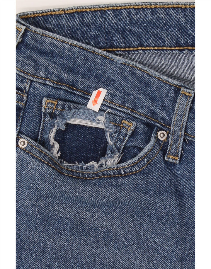 LEVI'S Womens 711 Skinny Jeans W29 L30 Blue Cotton Vintage Levi's and Second-Hand Levi's from Messina Hembry 